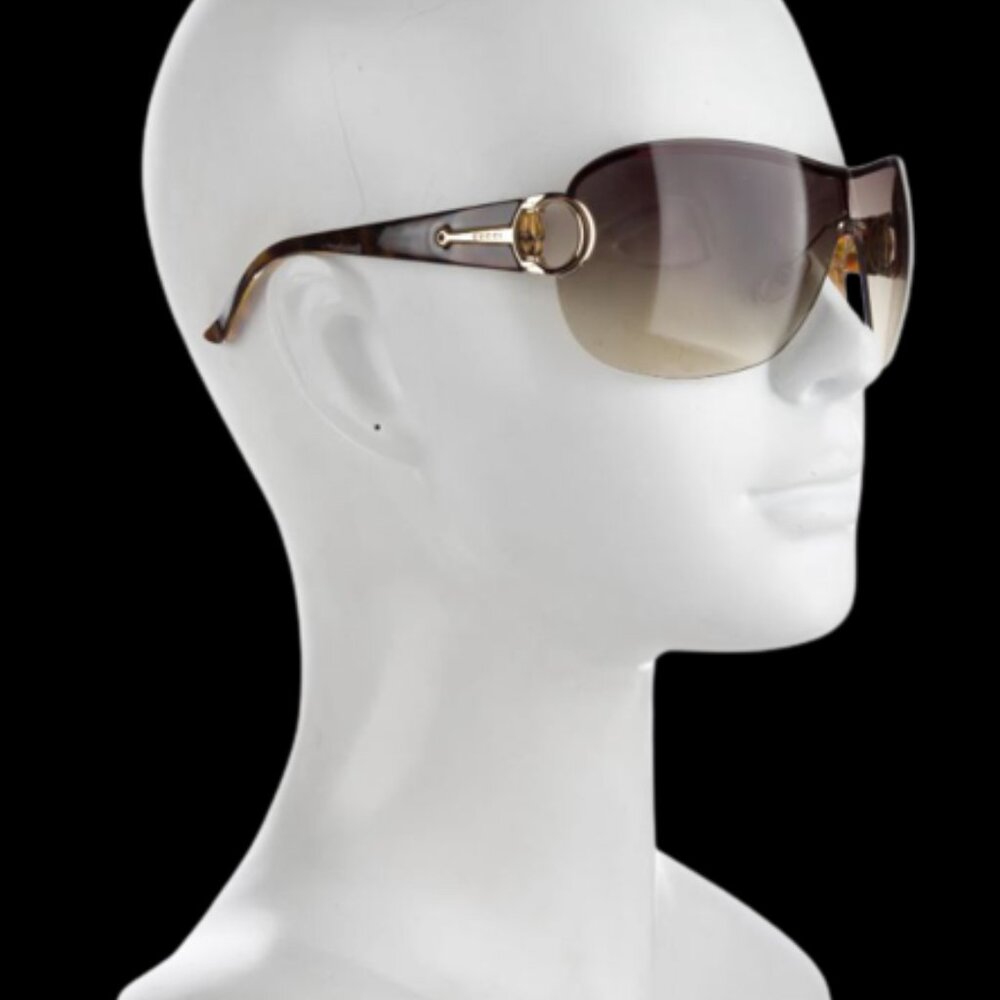 Gucci Horsebit Shield Sunglasses – EUC - Picture 7 of 10